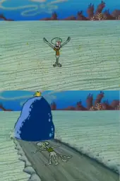 Spongebob "Rock" meme template