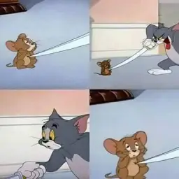 Depressed Jerry Being Stabbed By Tom