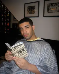 Drake reading book