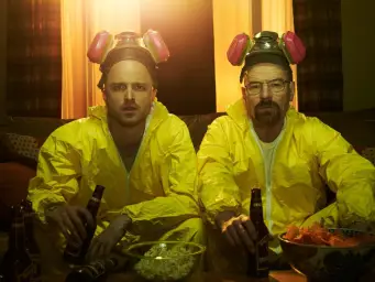 Walter White and Jesse Pinkman