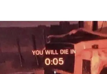 You will die