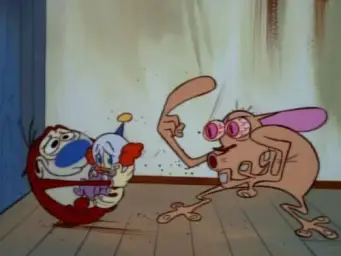 Stimpy explaining