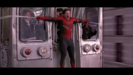 spiderman train