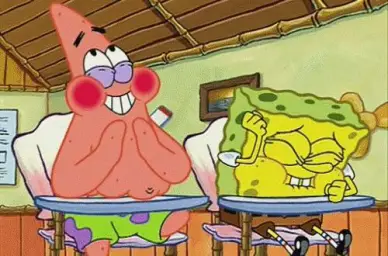 Sponge bob laughing