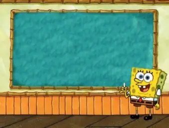 Spongebob Chalkboard