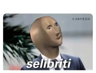 meme man selibriti