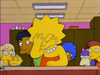 Lisa Simpson Facepalm