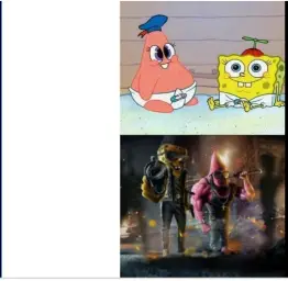 Baby spongebob, badass spongebob