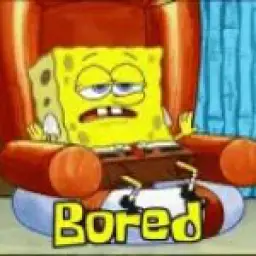 Bored Spongebob