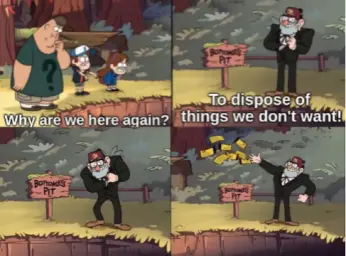 Gravity Falls Bottomless Pit