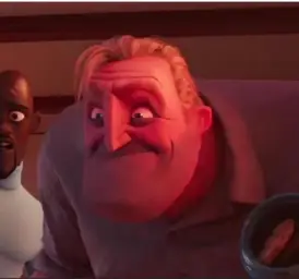 Peeved Mr. Incredible