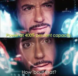 avengers power at 400