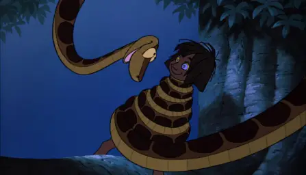 Mowgli and Kaa The Snake