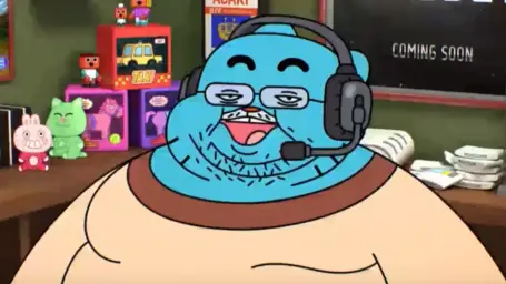 Neck beard gumball