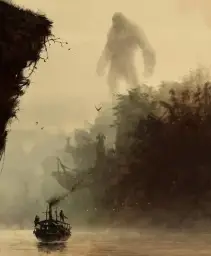 Boat Entering King Kong Skull Island