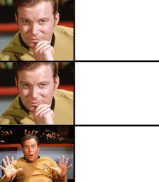 Captain Kirk Meme Template