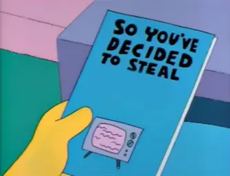 So You've Decided To Steal