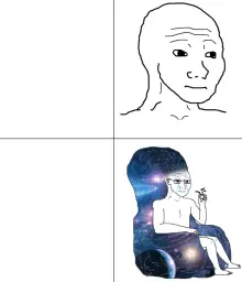 wojak vs wojak smart sad