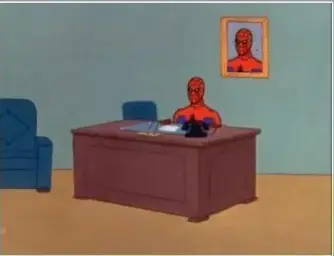 Spiderman desk