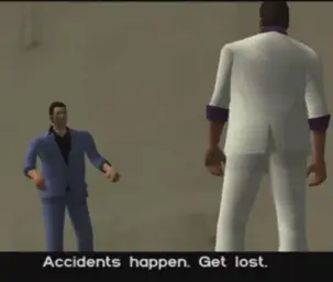 Accidents happen get lost