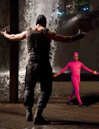 Pink Guy vs Bane