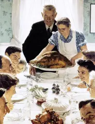 Norman Rockwell Thanksgiving