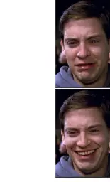 Peter Parker Cry vs Laugh