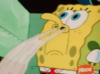 SpongeBob Sniffing