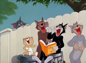 Cats laughing (Tom and Jerry)