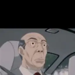 Man in a car (he really gets shocked, unlike my other meme)