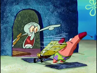 Yelling Squidward