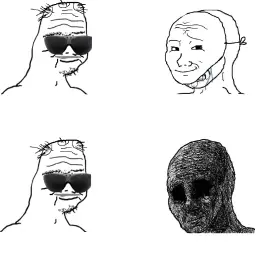 boomer and withered wojak