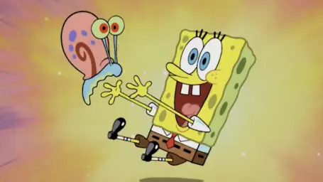 Spongebob reunited with Gary