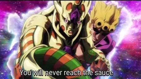 JoJo's Bizarre Adventure GER You will never reach the SAUCE