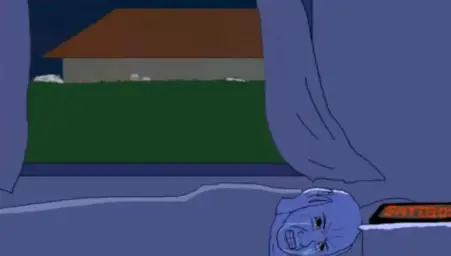 wojak sleeping