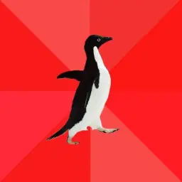 red pinguin