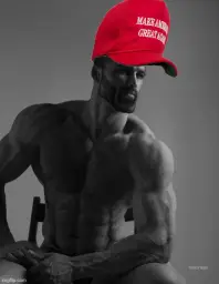 MAGA Giga Chad big brain