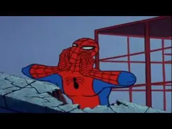 Spiderman yelling