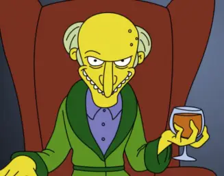 Mr Burns Simpsons Brandy