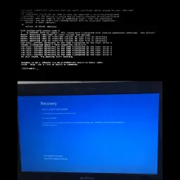 Boot fails Windows and Linux