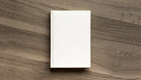 Blank book cover