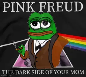 Pepe Pink Freud