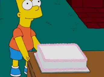 Bart Simpson Cake