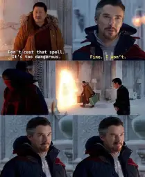 Dr. Strange wink