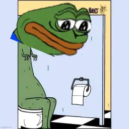 Sadge Pepe Dino toilet paper