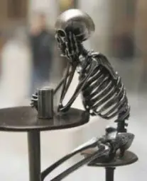 Skeleton Waiting