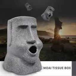 Moai Tissue Box