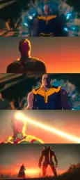 Vision kills Thanos