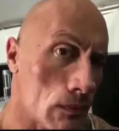 Dwayne Johnson eyebrow raise