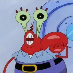 Mr Krabs big eyes